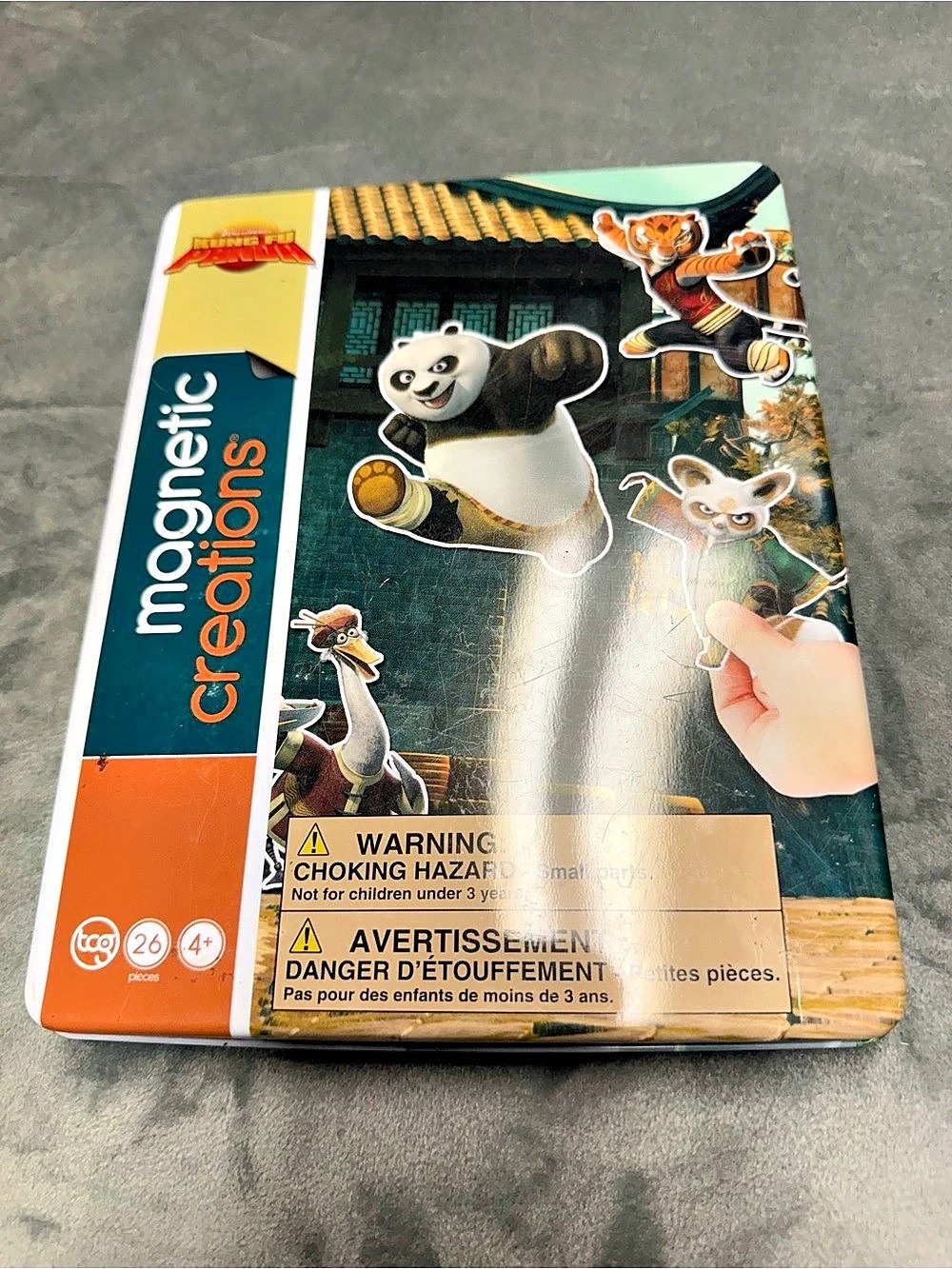 Magnetic Creations Kung Fu Panda Animal Magnetic Activity Set 19 Magnets only